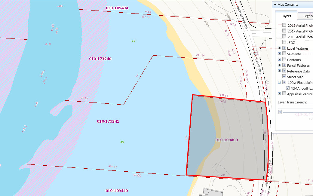 flood and build area